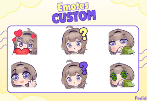 Eu vou fazer emotes para seu discord ou twitch