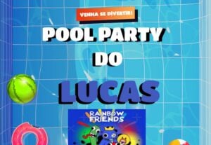 Eu vou fazer o convite do seu jeito, escolha.