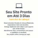 Eu vou desenvolver seu site do zero com visual profissional