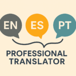 Eu vou traduzir inglês/espanhol para português com qualidade