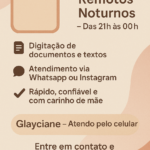 Eu vou Digitar seus textos, receitas e documentos