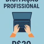 Eu vou Digitar textos e trabalhos com qualidade