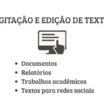 Eu vou digitar ou editar seu texto.