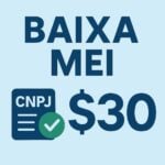 Eu vou fazer a baixa do seu mei.