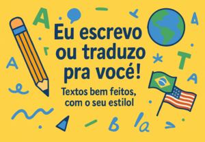Eu vou Redigir ou traduzir textos com qualidade adequada