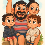Eu vou fazer uma caricatura divertida - gerada por ia