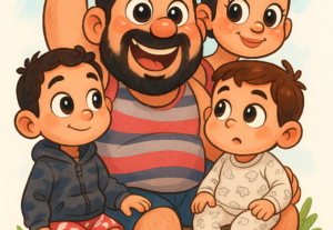 Eu vou fazer uma caricatura divertida - gerada por ia