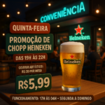 Eu vou destacar suas publicações no Instagram e Facebook