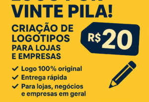 Eu vou projetar logotipos digitais para sua marca