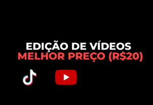 Eu vou editar seus vídeos com qualidade e rapidez