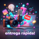 Eu vou editar seu vídeo com criatividade e agilidade