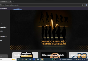 Eu vou fazer modificações no layout site e cadastrar produto...