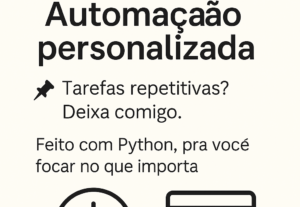 Eu vou Automatizar processos com inteligência de dados