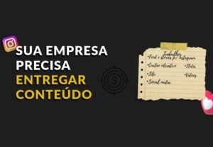 Eu vou criar conteúdos para a sua empresa