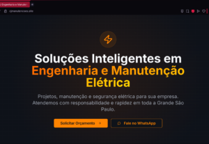 Eu vou criar um site profissional para o seu negócio