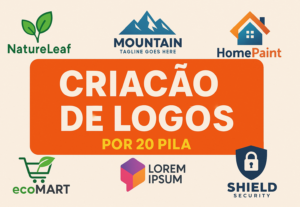 Eu vou criar um logo para você do jeito que me pedir