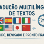 Eu vou fazer Tradução rápida e profissional de textos