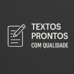Eu vou criar textos, com qualidade e rapidez