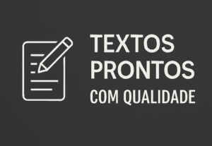 Eu vou criar textos, com qualidade e rapidez