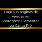 Eu vou fazer sua Página de vendas com alta conversão.
