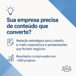 Eu vou redigir e criar logos.