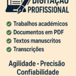 Eu vou  FAZER Digitação Profissional | Trabalhos Acadêmicos ...