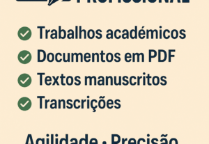 Eu vou  FAZER Digitação Profissional | Trabalhos Acadêmicos ...