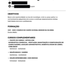 Eu vou Fazer seu currículo profissional