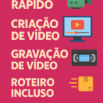 Eu vou gravar o seu vídeo em tempo real, em menos de 15 hora...