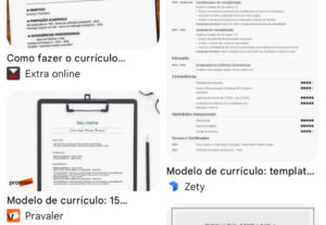 Eu vou fazer 2 currículos autorais