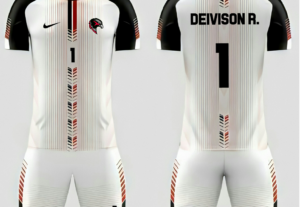 Eu vou Fazer o design de um uniforme de futebol completo