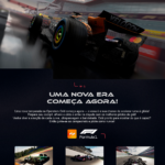 Eu vou fazer um design visual para Sim Racing e eSports