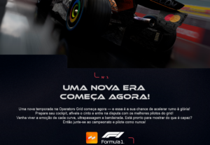 Eu vou fazer um design visual para Sim Racing e eSports