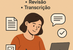 Eu vou Fazer Redação de textos , revisão e transcrição.