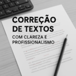 Eu vou revisar e corrigir textos em português