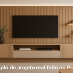 Eu vou criar um projeto no Promob para marcenaria