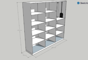 Eu vou fazer um projeto 3D do móvel planejado