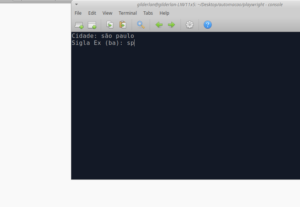 Eu vou criar uma automação em Python.