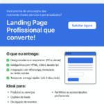 Eu vou fazer uma Landing Page Profissional que converte