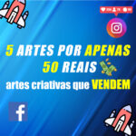 Eu vou Fazer 5 Artes por 50 Reais