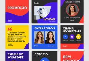 Eu vou fazer posts do Instagram do seu negócio