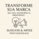 Eu vou Fazer um slogam e uma arte para o seu negócio