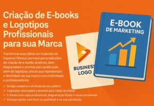 Eu vou fazer e-books e logotipo para o seu negocio