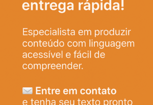 Eu vou digitar textos de fácil leitura com agilidade.