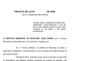 Eu vou fazer Elaboração de Projetos de Lei