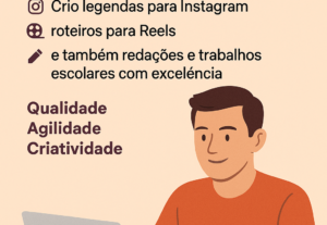 Eu vou fazer seu texto brilhar no Insta ou no trabalho