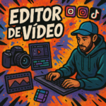 Eu vou Editar Vídeos para Reels, YouTube, TikTok e Mais