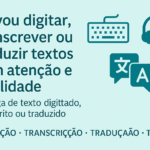 Eu vou Digitar, transcrever ou traduzir textos.