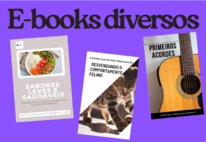 Eu vou fazer e-books educativos, informativos, e etc.