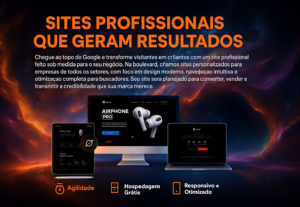 Eu vou criar e hospedar o seu site